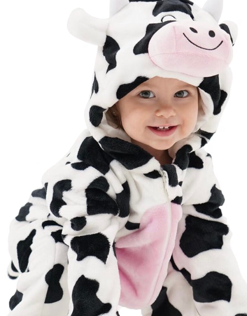 kids baby cow costume