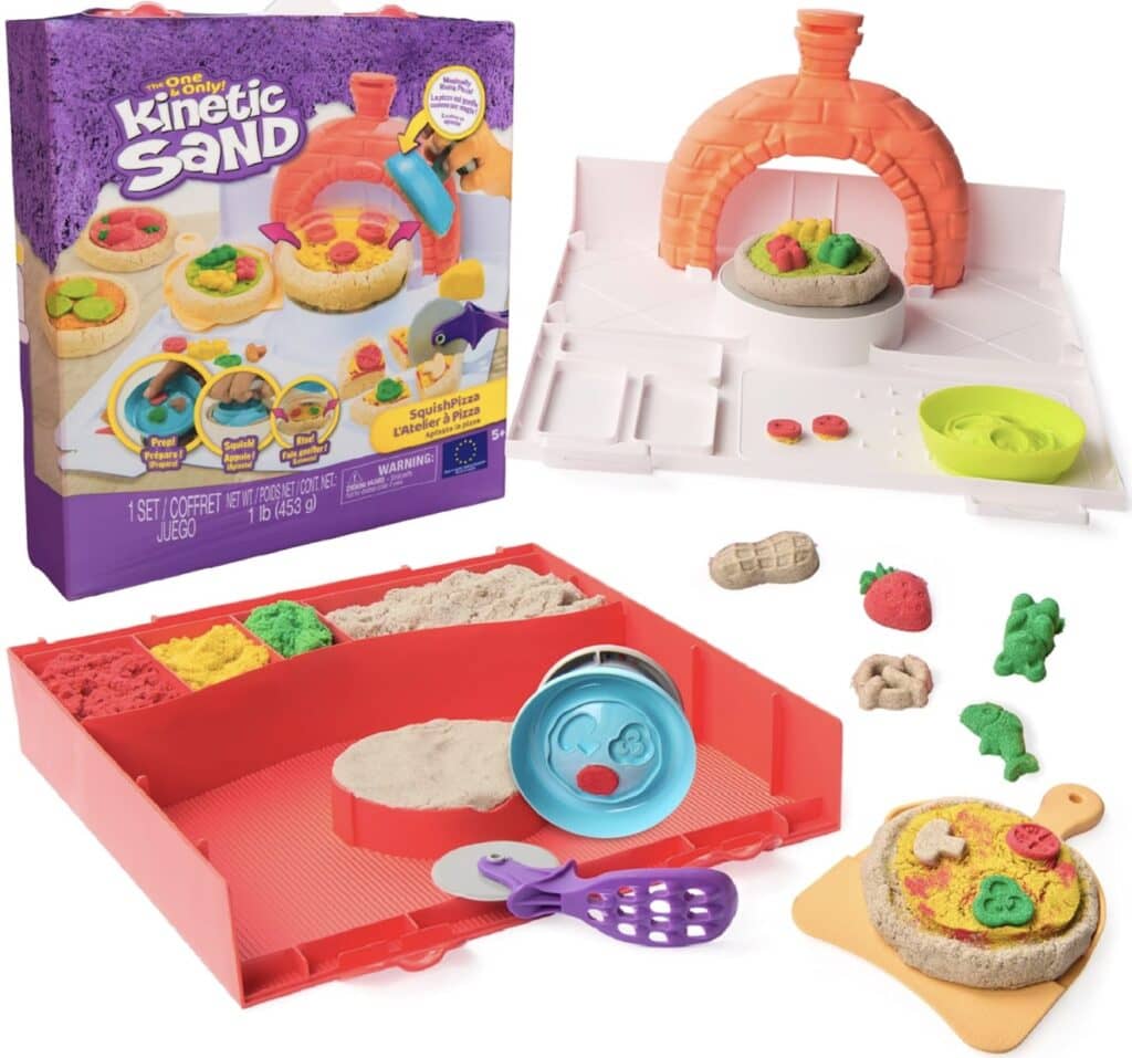 kinetic sand pizza set