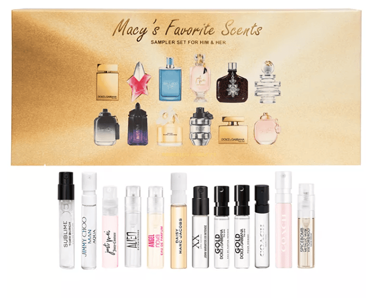 macys fragrance sampler 12