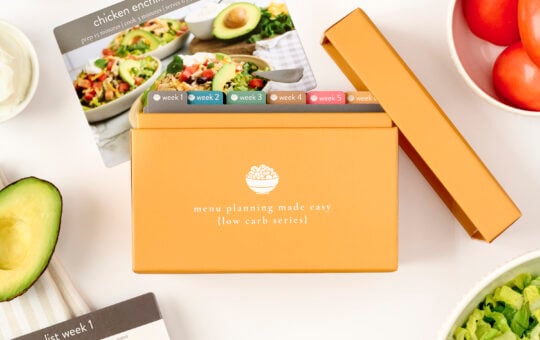 low carb menu plan view 1