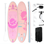 pink paddleboard