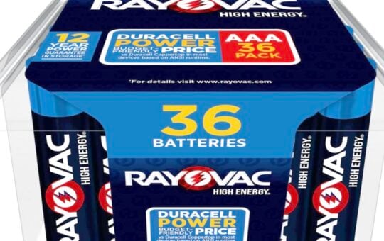 rayovac batteries 36 aaa