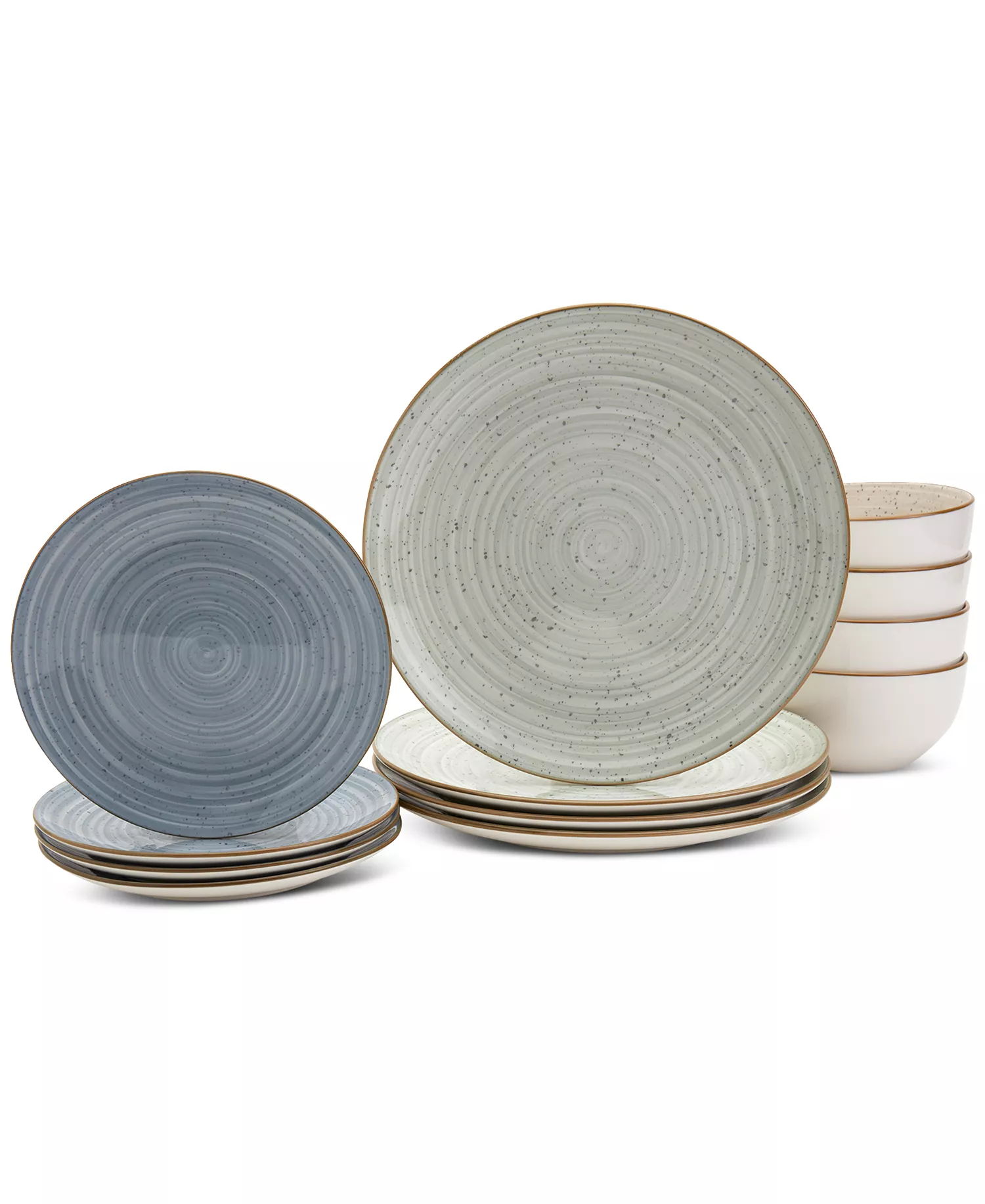 speckled farmhouse 12 pc dinnerware set macy's