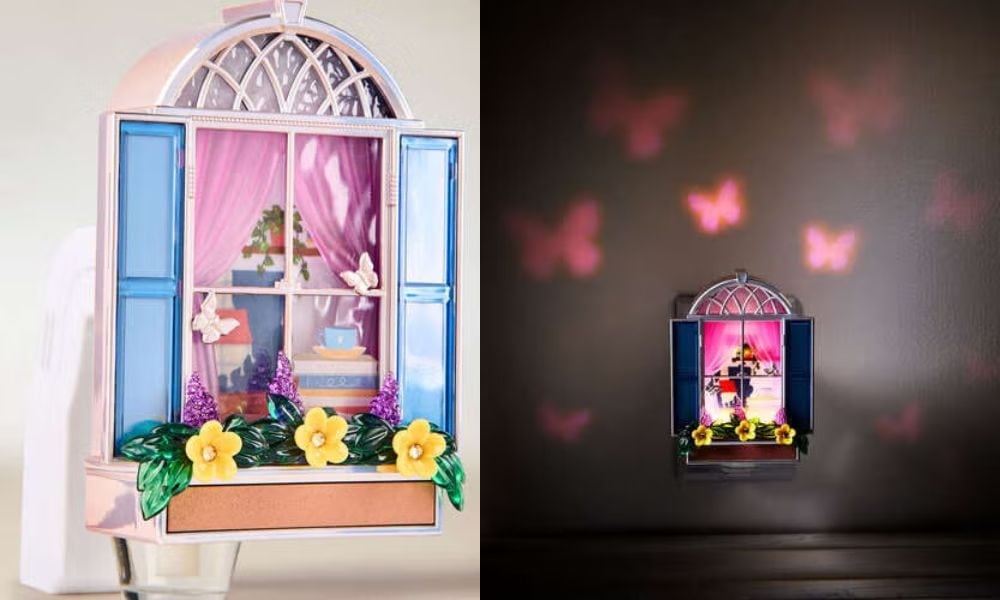 wallflower plug in spring window projector