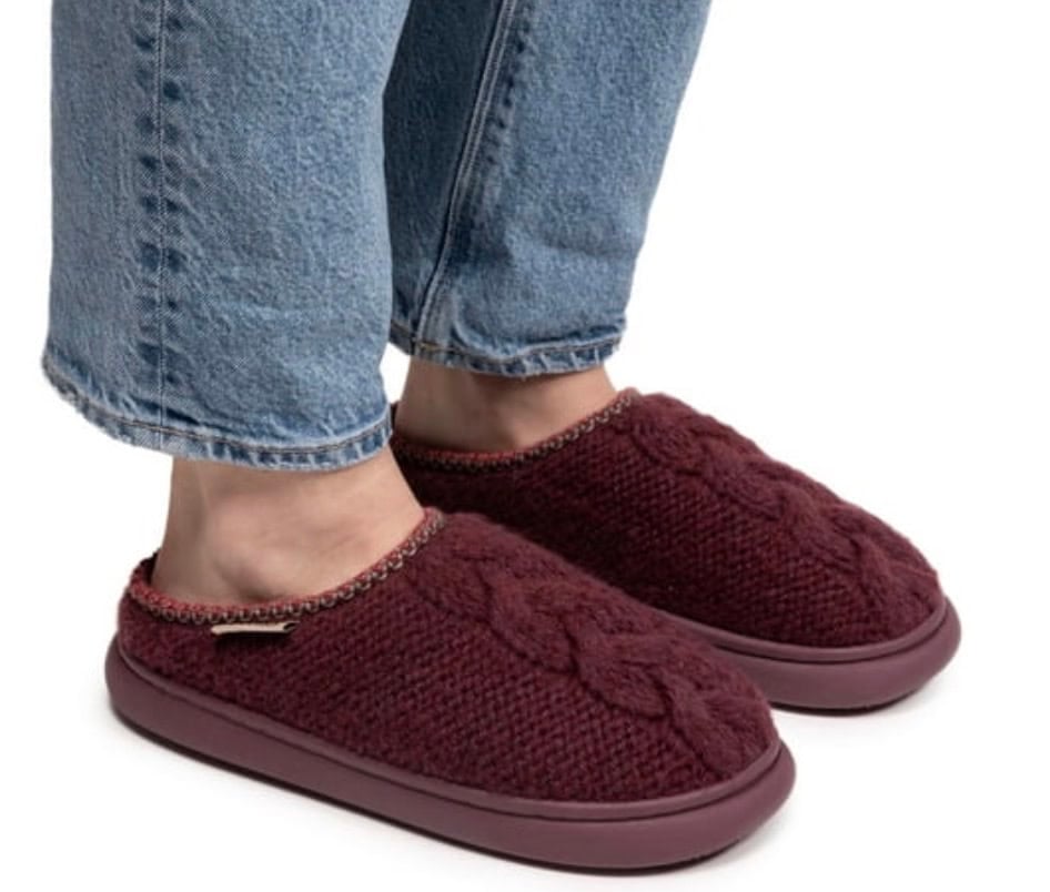 womens muk luks knit clog slippers