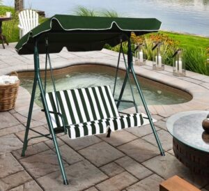 Costway Loveseat Patio Canopy Swing