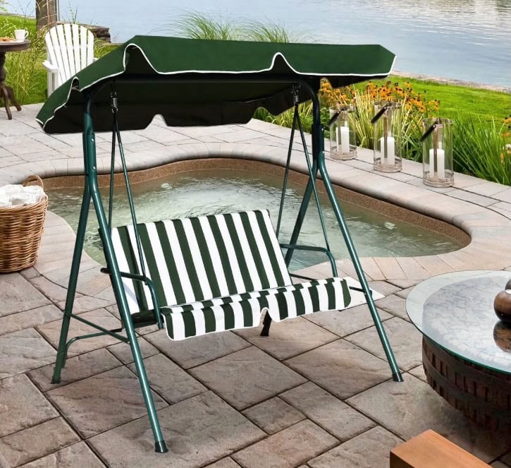 Costway Loveseat Patio Canopy Swing