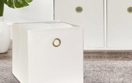 Mainstays Collapsible Fabric Cube Storage Bins