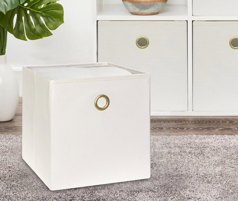 Mainstays Collapsible Fabric Cube Storage Bins
