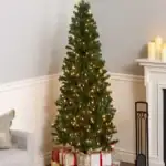 National Tree Company Acacia Pre lit Christmas Tree with 300 Clear Incandescent Lights, 6'