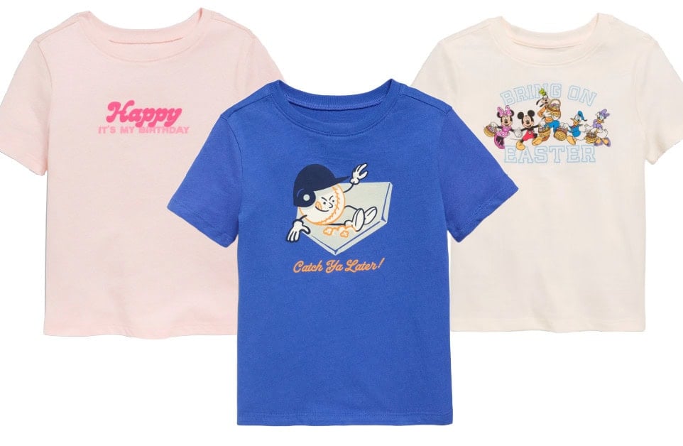 Old Navy Kids Tees Clearance 1 2
