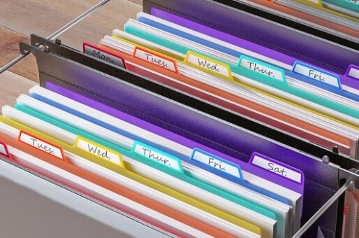 ThinkTex Plastic Expanding Hanging File Folders