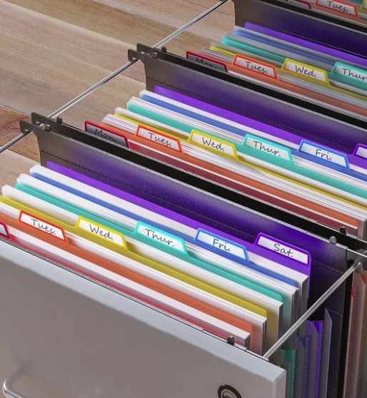 ThinkTex Plastic Expanding Hanging File Folders