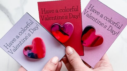 Valentine Crayon Hearts