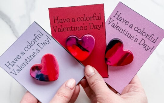 Valentine Crayon Hearts