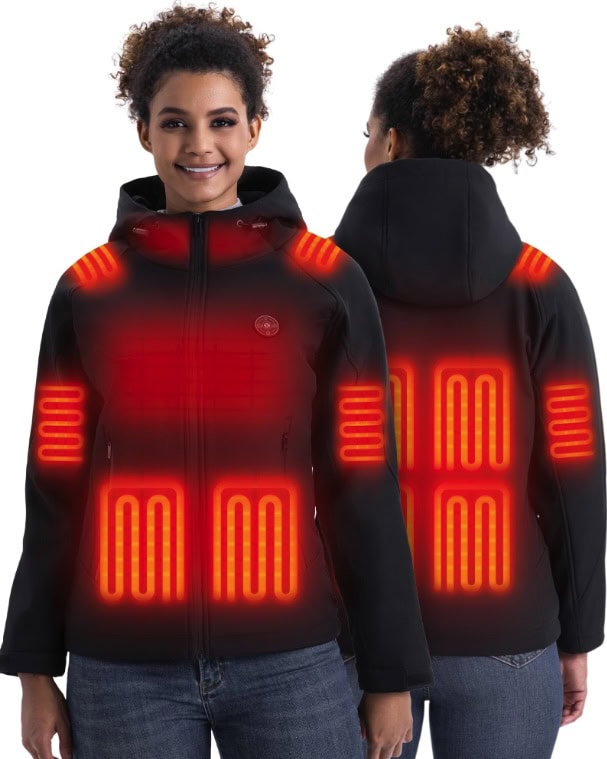 XINSONYUELL Women Heated Jacket Waterproof XINSONYUELL Women Heated Jacket Waterproof