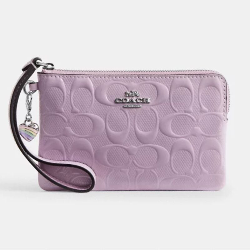 lavender coach wallet