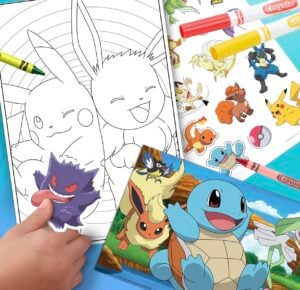 crayola art case pokemon