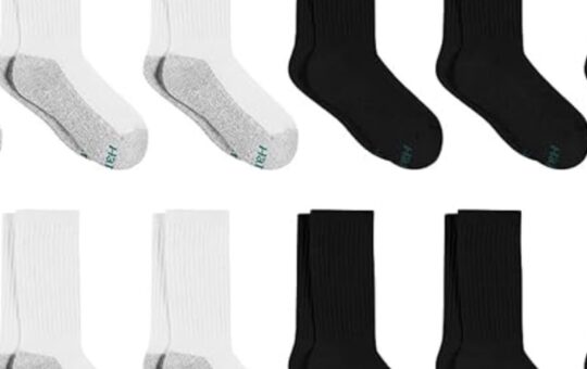 hanes socks boys black and white