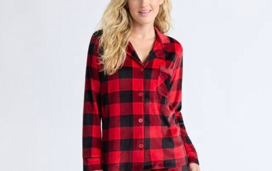 joyspun pajamas plaid