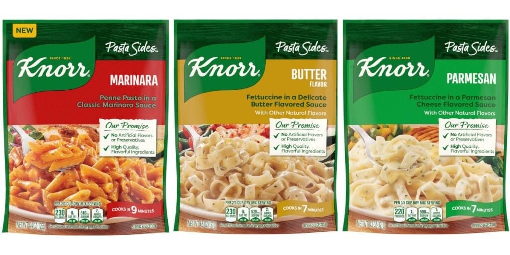 knorr pasta sides