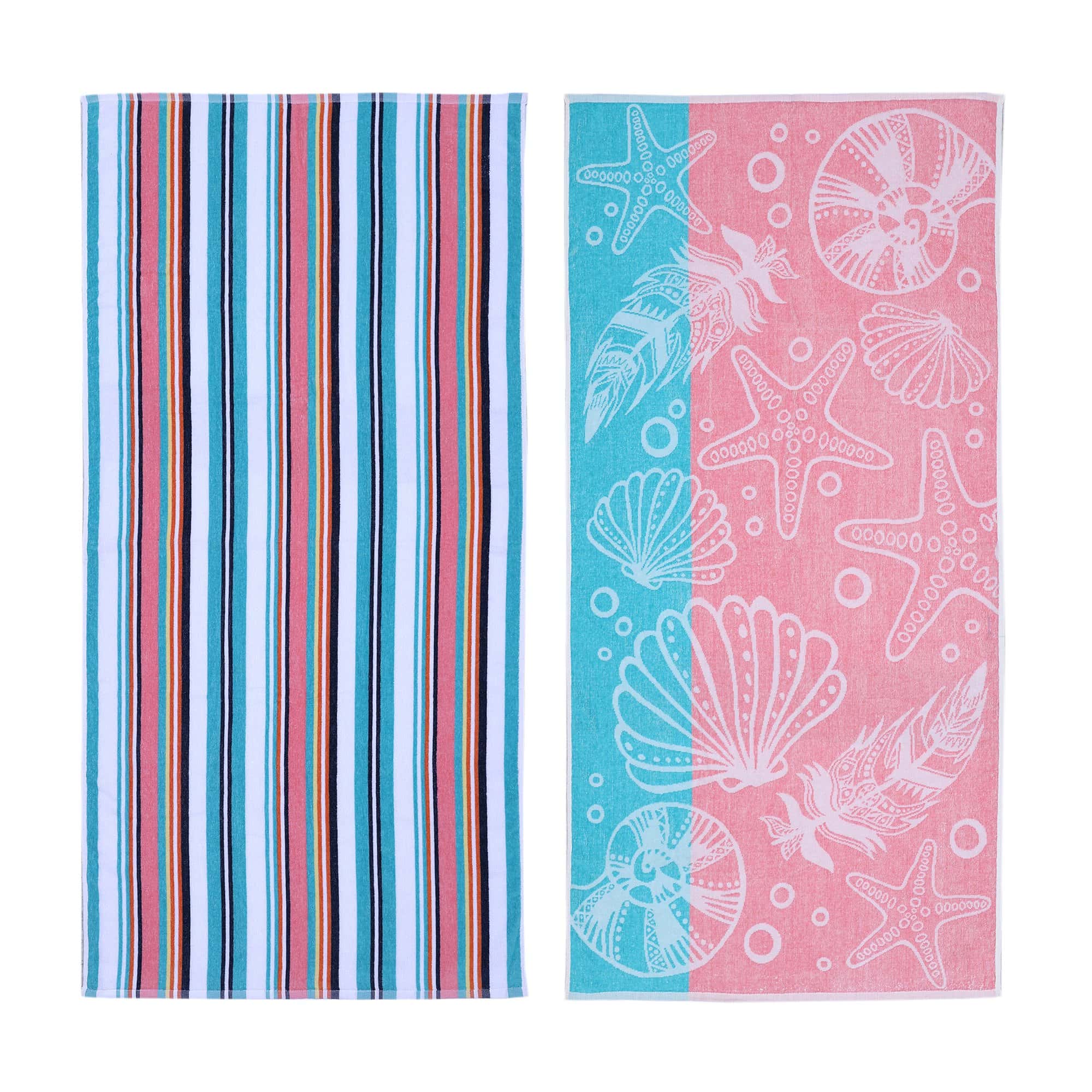 mainstays 2pk beach towels