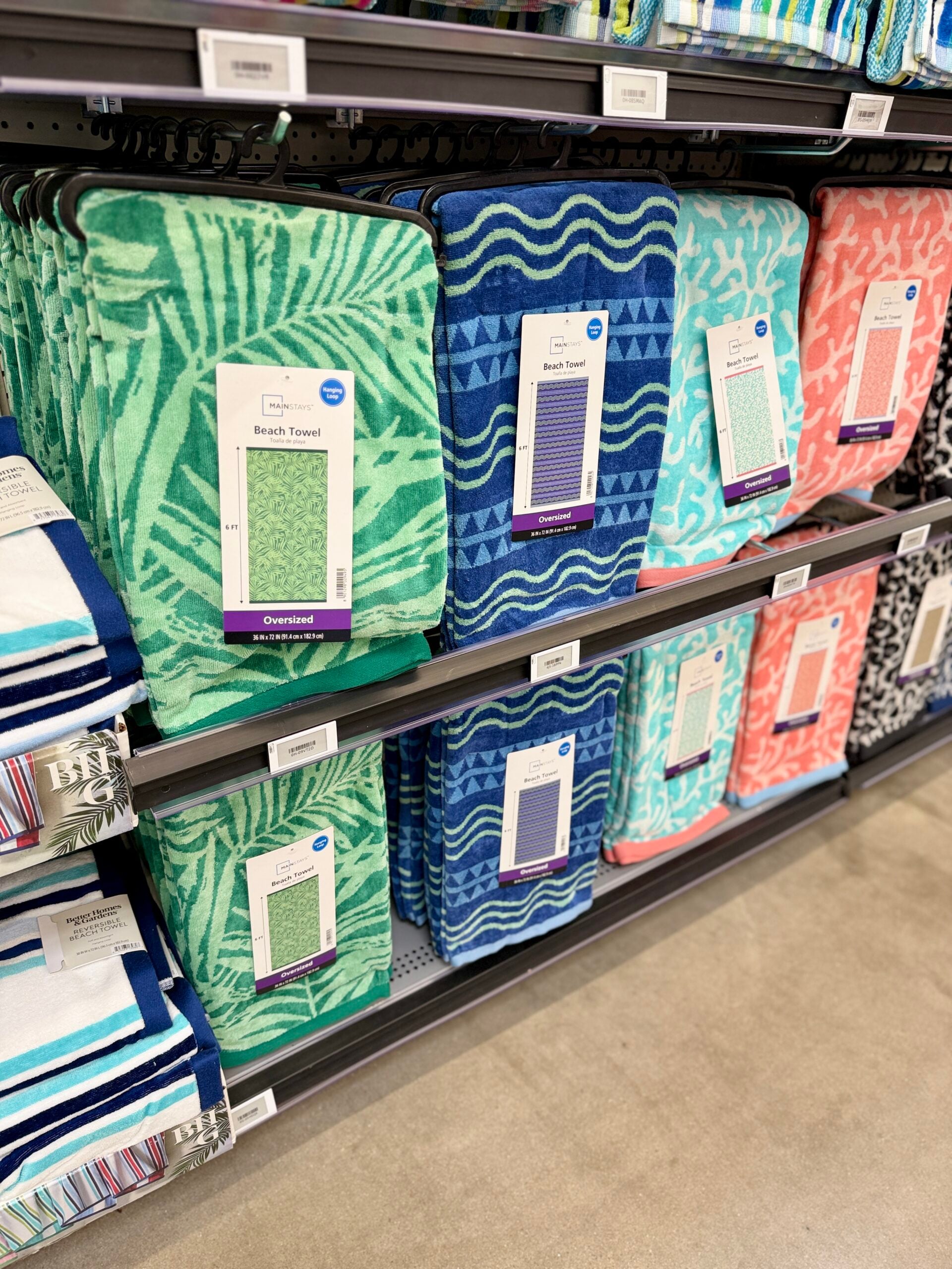 mainstays beach towels