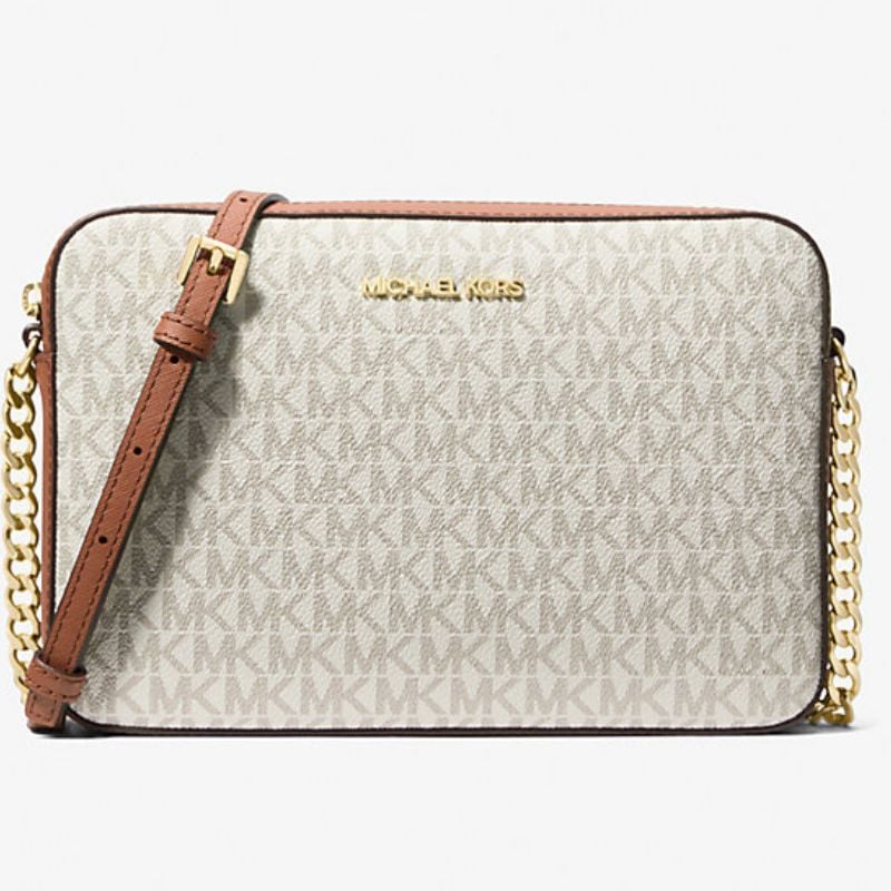 Michael Kors tan crossbody bag