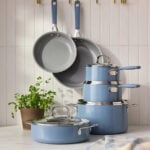 mingle cookware set blue