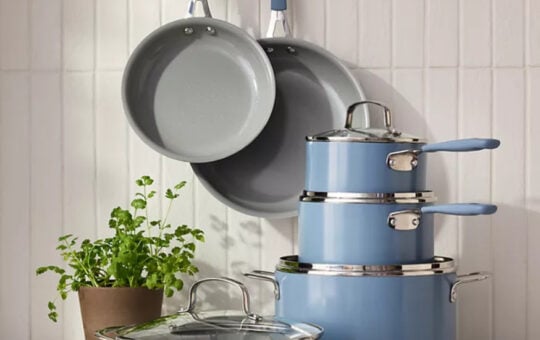 mingle cookware set blue
