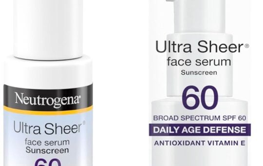 neutrogena ultra sheer facial serum sunscreen