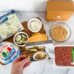 Smashed Burger Recipe Ingredients on Counter