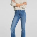 spanx flare jeans