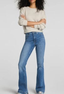 spanx flare jeans