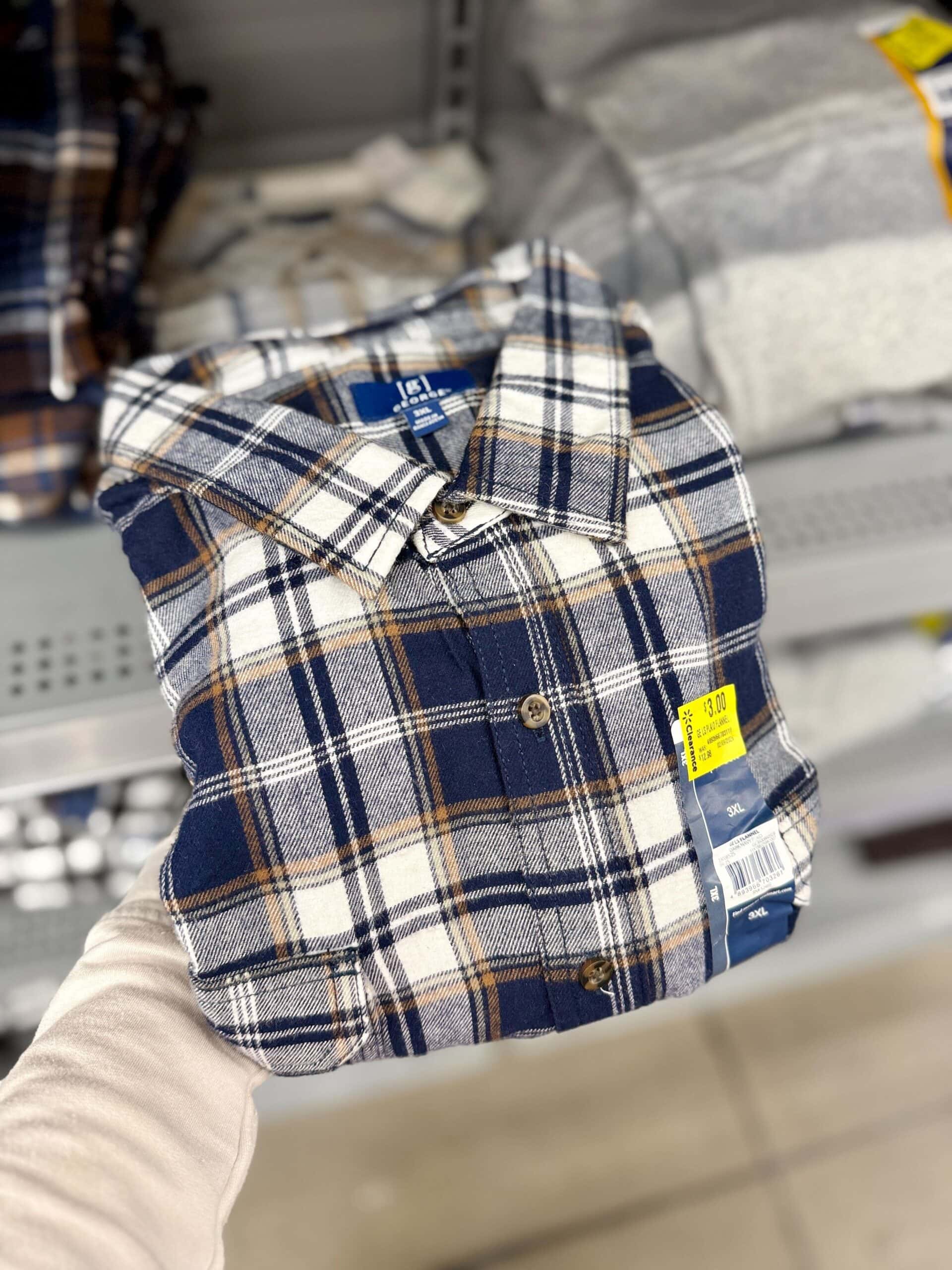 Men's Flannel Shirts from $5.70 at Walmart (Reg. $13)