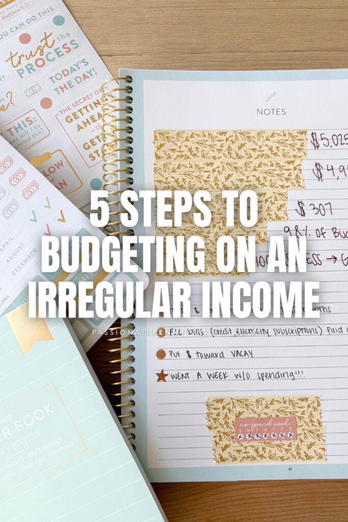5 STEPS TO BUDGETING ON AN IRREGULAR INCOME PPP