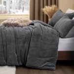 ChiXpace Flannel Fleece Queen Comforter Set