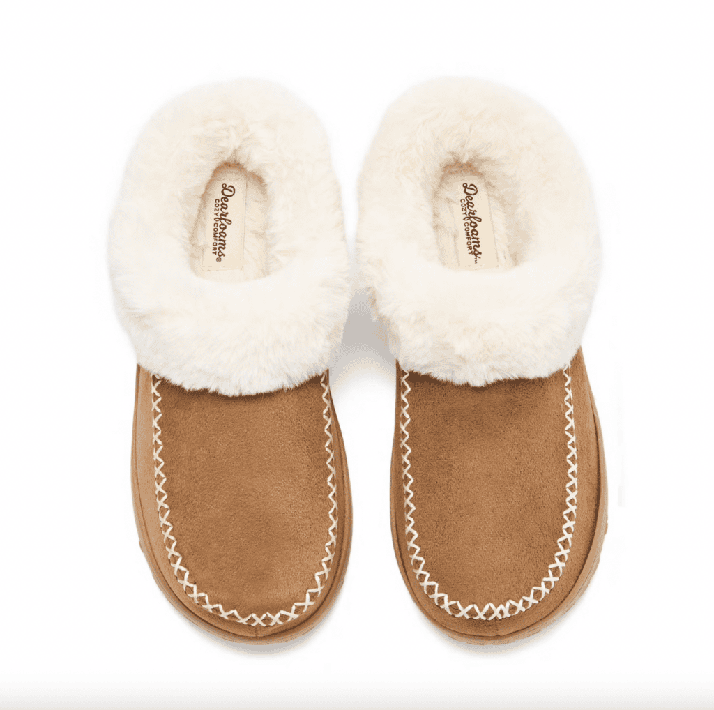 Dearfoams Cozy Comfort Women's Moc Toe Clog Slippers 1