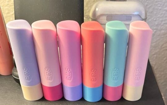 EOS lip balms