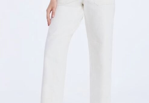 Free Assembly Women's Cropped Carpenter Barrel Jeans