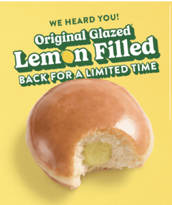 Krispy Kreme Lemon