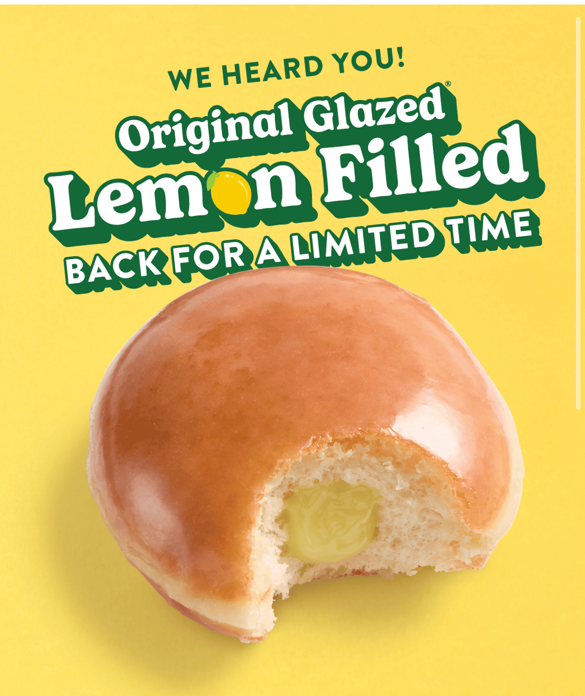 Krispy Kreme Lemon