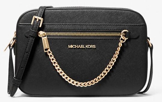 Michael Kors Jet Set Large Saffiano Leather Crossbody Bag
