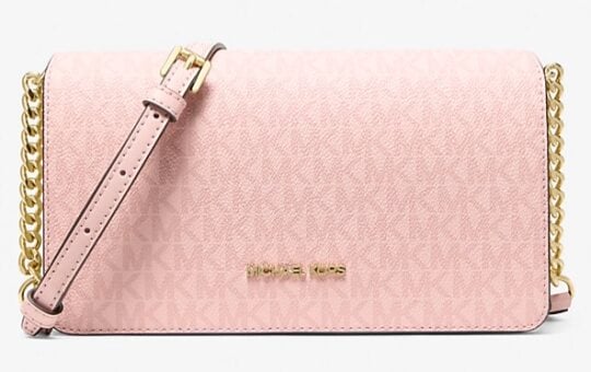 Michael Kors Jet Set Medium Signature Logo Crossbody Bag