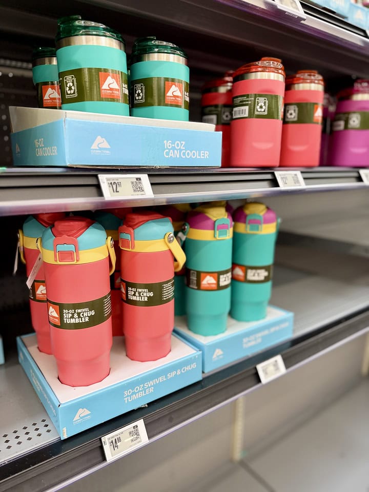 Ozark Trail 30oz Vacuum Insulated Stainless Steel Dual Lid Insulated Tumbler Walmart