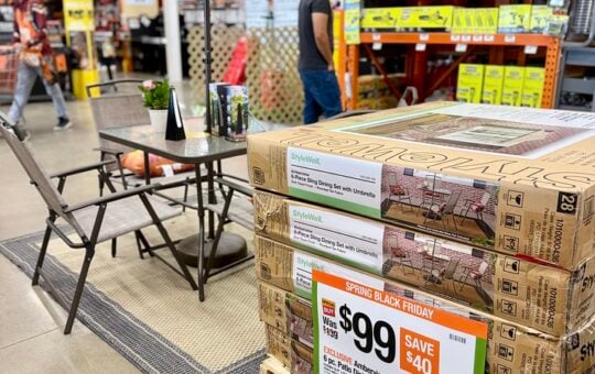 The Home Depot StyleWell Amberview 6 Piece Outdoor Dining Set