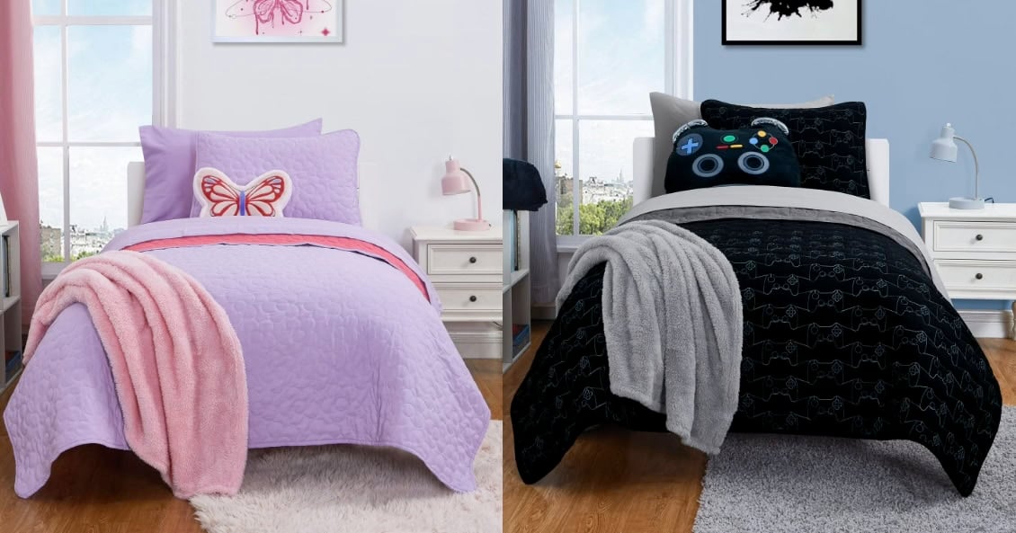 Your Zone Kids Reversible Quilt Set