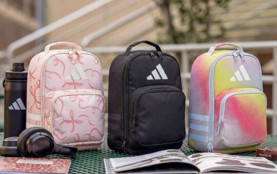 adidas Kids Santiago Lunch Bag for Girls & Boys – Insulated Cooler Lunchbox, 8L