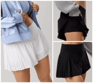 aerie pleated shorts