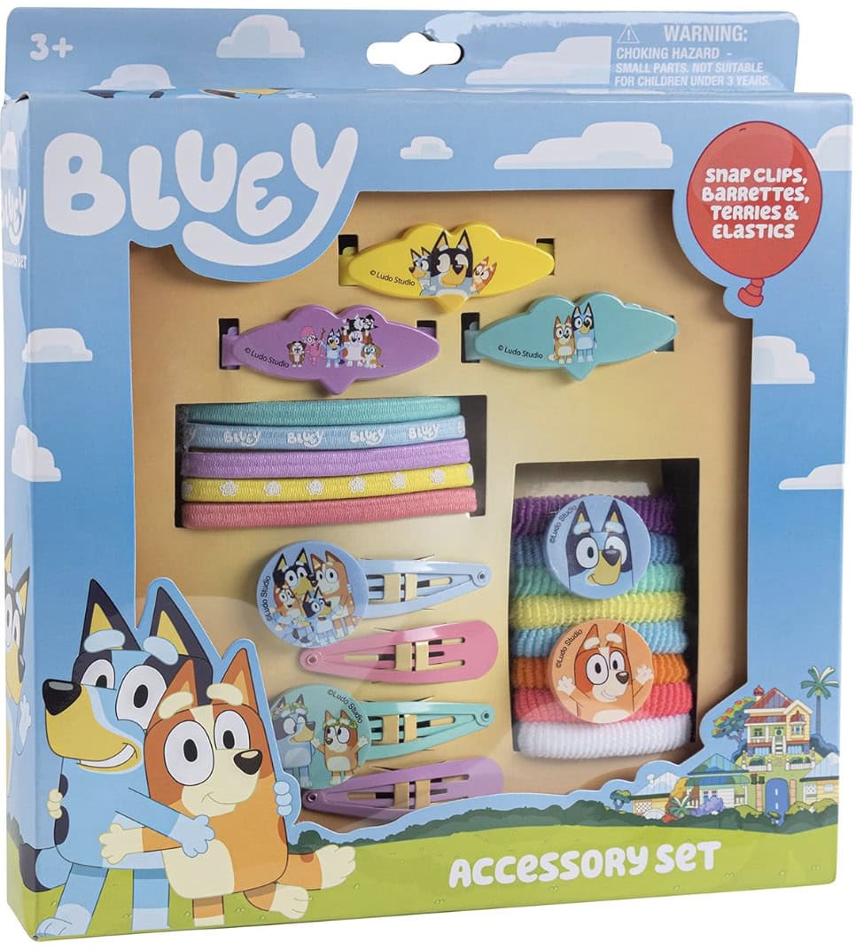 bluey hair accessories kit